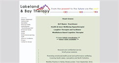 Desktop Screenshot of lakelandandbaytherapy.co.uk